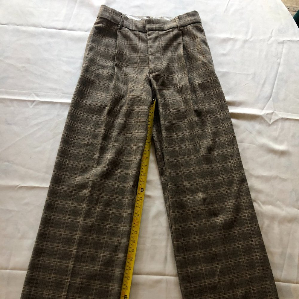 NWOT Zara Oversized Wide Leg Pleated Trousers